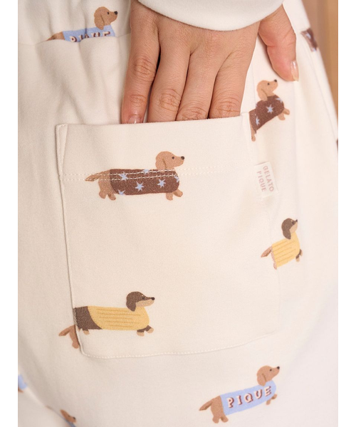 正規品♡DOG柄プルオーバー＆ロングパンツ♡ダックス ONLINE限定】【HOMME】 DOG ジャガードプルオーバー&ロングパンツ