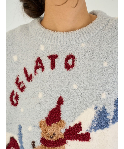 HOLIDAY】スキーベアジャガードプルオーバー｜ジェラートピケの通販