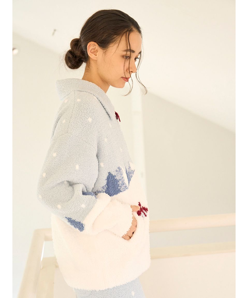 HOLIDAY】スキーベアジャガードカーディガン｜ジェラートピケの通販