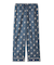 【HOMME】スターロゴ総柄プリントロングパンツ
