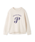 パウダーエンブレムモチーフプルオーバー