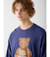 【HOLIDAY】【HOMME】ベアワンポイントロンT