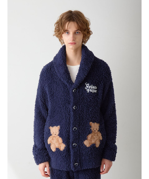 HOLIDAY】【HOMME】ジェラートスノーベアジャガードショール