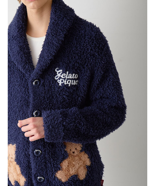 HOLIDAY】【HOMME】ジェラートスノーベアジャガードショール