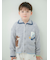 【KIDS】ベビモコダックスフンドジャガードカーディガン