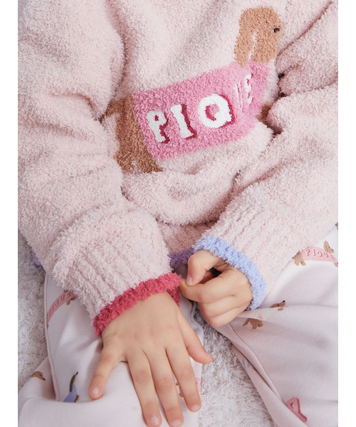 KIDS】ベビモコダックスフンドジャガードプルオーバー｜ジェラートピケ