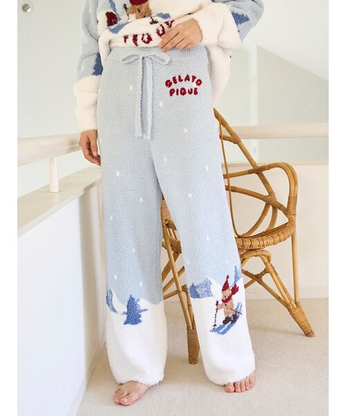 HOLIDAY】スキーベアジャガードロングパンツ｜ジェラートピケの通販