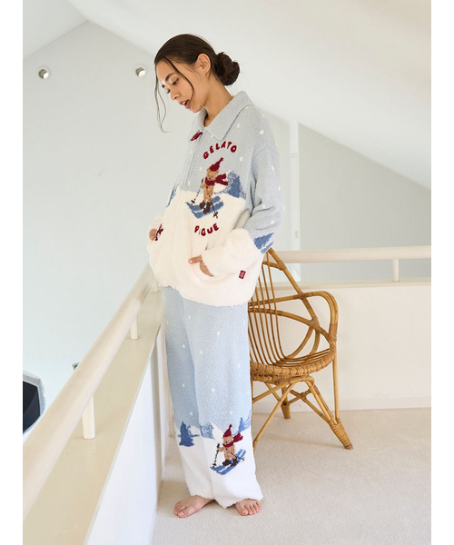 HOLIDAY】スキーベアジャガードロングパンツ｜ジェラートピケの通販