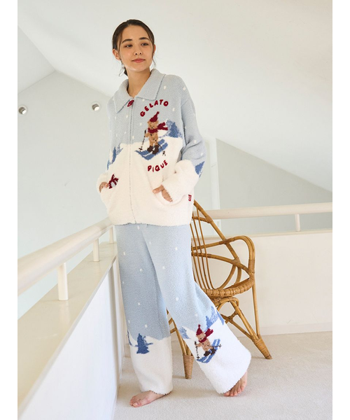 HOLIDAY】スキーベアジャガードロングパンツ｜ジェラートピケの通販