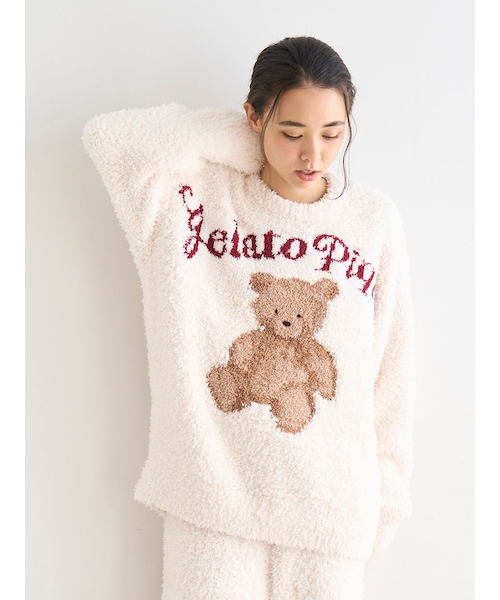 専用ページスノーベア ジェラートピケ アイボリー プルオーバー ロングパンツ ジェラートピケ gelato pique 【ONLINE限定】【HOLIDAY】ジェラート