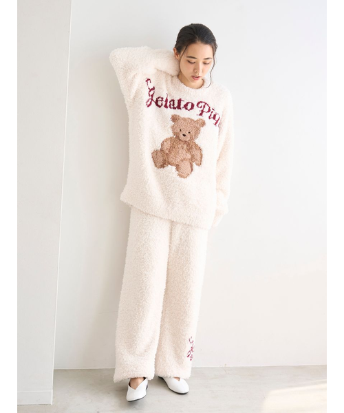 ONLINE限定】【HOLIDAY】ジェラートスノーベアジャガードプルオーバー