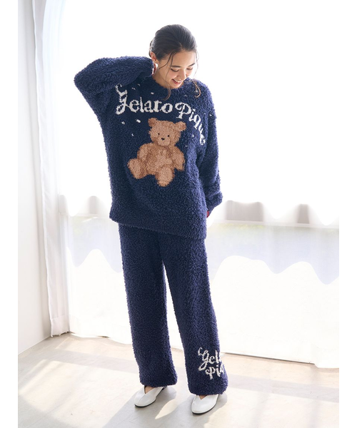 ONLINE限定】【HOLIDAY】ジェラートスノーベアジャガードプルオーバー