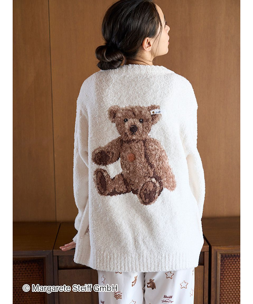 Steiff】【UNISEX】パウダージャガードカーディガン｜ジェラートピケの