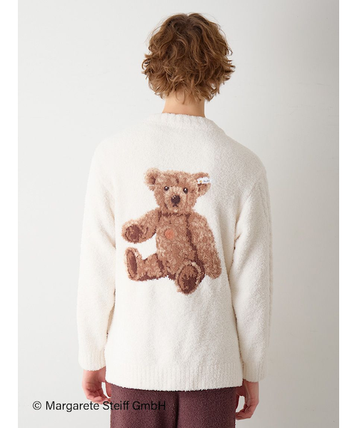 Steiff】【UNISEX】パウダージャガードカーディガン｜ジェラートピケの