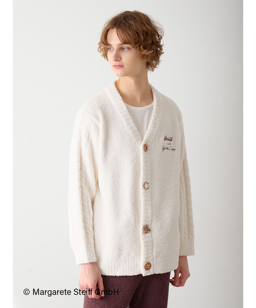 Steiff】【UNISEX】パウダージャガードカーディガン｜ジェラートピケの