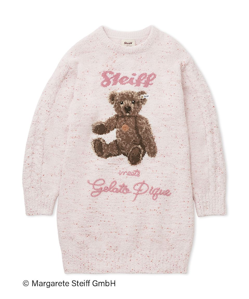 ヤー子ちゃん　ジェラートピケ 【Steiff】パウダージャガードワンピース Steiff】パウダーネップジャガードワンピース｜ジェラートピケの通販