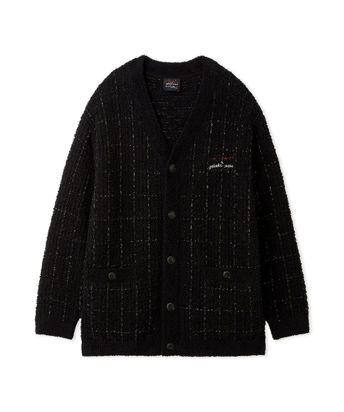 JOEL ROBUCHON】【HOMME】ツイードモコカーディガン｜ジェラートピケの