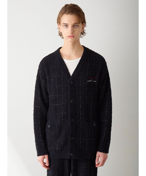 JOEL ROBUCHON】【HOMME】ツイードモコカーディガン｜ジェラートピケの