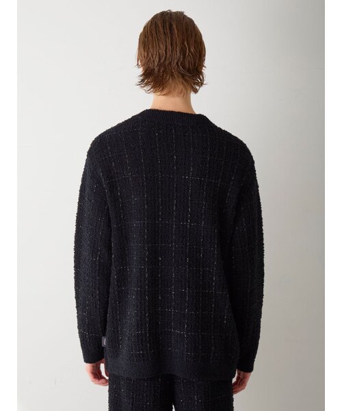 JOEL ROBUCHON】【HOMME】ツイードモコカーディガン｜ジェラートピケの