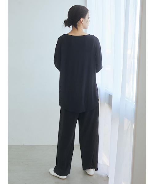 JOEL ROBUCHON】ドットワンポイントロングパンツ｜ジェラートピケの