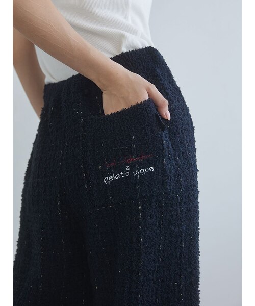 JOEL ROBUCHON】ツイードモコロングパンツ｜ジェラートピケの通販