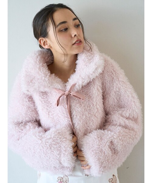 【タグなし・未使用】ジェラートピケ レディース プードルボアカーディガン プードルボアカーディガン｜ジェラートピケの通販｜&mall（アンド