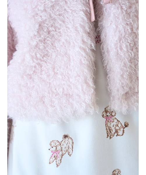 プードルボアカーディガン｜ジェラートピケの通販｜&mall（アンド