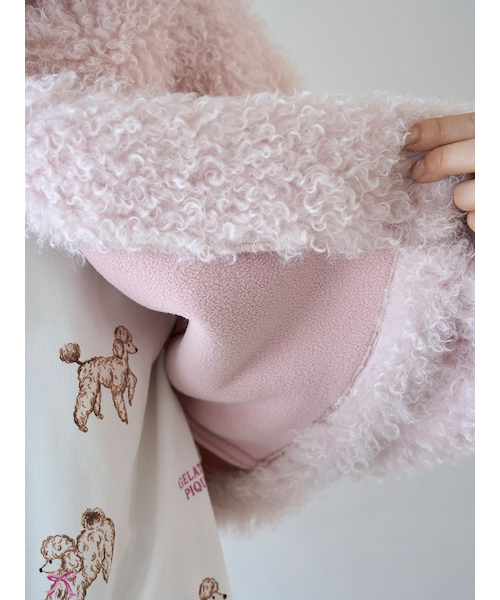 プードルボアカーディガン｜ジェラートピケの通販｜&mall（アンド