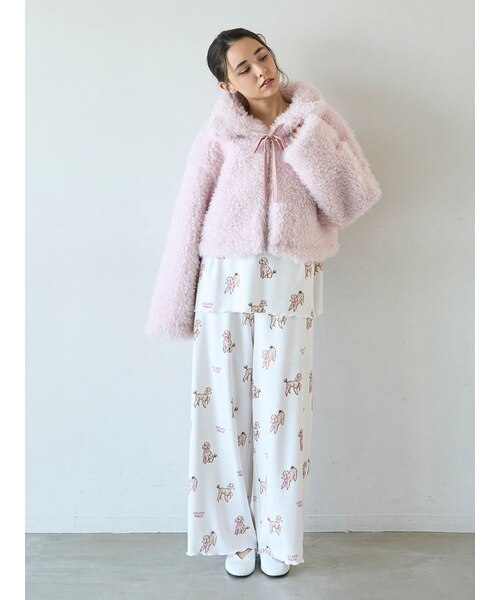 プードルボアカーディガン｜ジェラートピケの通販｜&mall（アンド