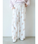 プードル柄ロングパンツ