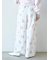 プードル柄ロングパンツ