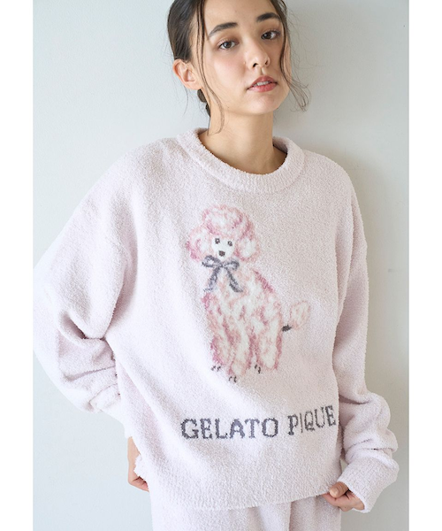 プードルジャガードプルオーバー｜ジェラートピケの通販｜&mall