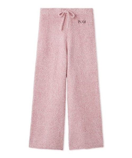 メランジロゴ刺繍ロングパンツ｜ジェラートピケの通販｜&mall（アンド