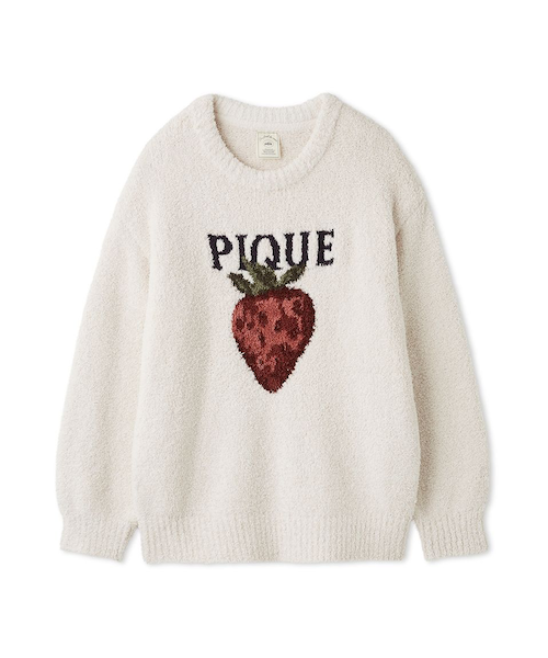 メランジストロベリージャガードプルオーバー｜ジェラートピケの通販