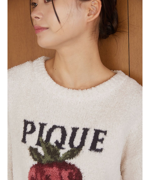 メランジストロベリージャガードプルオーバー｜ジェラートピケの通販