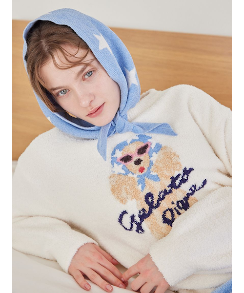 ジェラートピケ スカーフDOGプルオーバー スカーフDOG ジャガードプルオーバー｜ジェラートピケの通販｜&mall