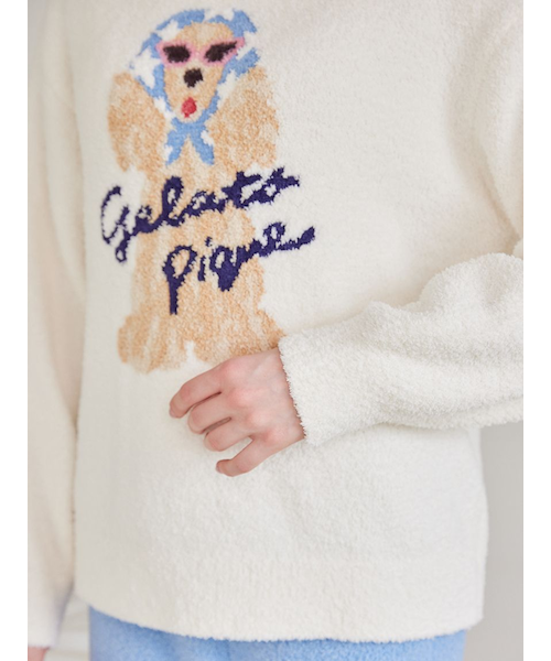 スカーフDOG ジャガードプルオーバー｜ジェラートピケの通販｜&mall