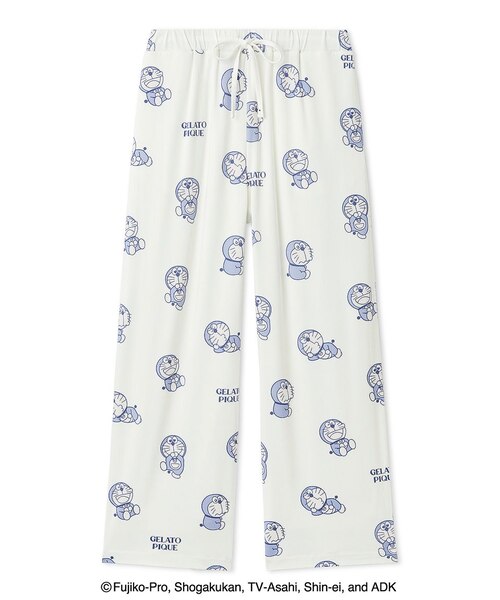 ドラえもん】【レディース】総柄ロングパンツ｜ジェラートピケの通販