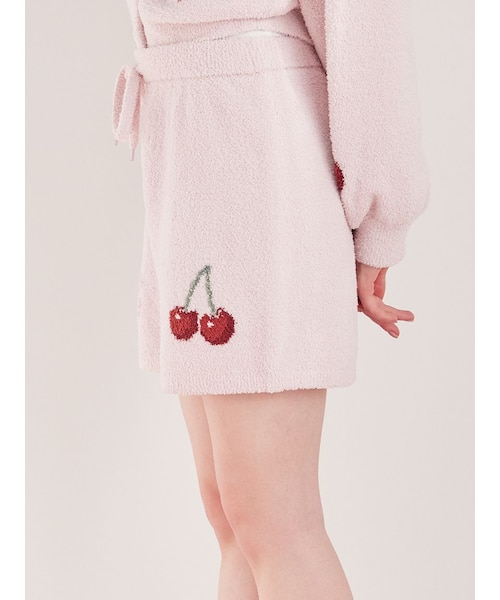新品未開封＊ベビモコ チェリージャガード プルオーバー + ショートパンツ NV gelato pique｜【ONLINE限定】べビモコチェリージャガードプルオーバー