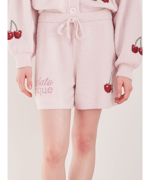 ONLINE限定】べビモコチェリージャガードプルオーバー&ショートパンツ