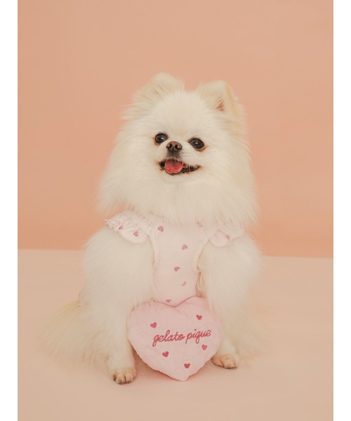 CAT&DOG】ハート柄フリルワンピース｜ジェラートピケの通販｜&mall