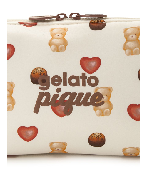 Valentine】総柄ポーチ｜ジェラートピケの通販｜&mall（アンドモール