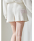 フリルロゴリブフレアショートパンツ