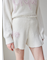 フリルロゴリブフレアショートパンツ