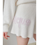フリルロゴリブフレアショートパンツ