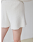 フリルロゴリブフレアショートパンツ