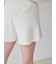 フリルロゴリブフレアショートパンツ