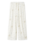 フラワーキャット柄ロングパンツ