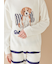 【ONLINE限定】【UNISEX】エアリーモコプレイフルDOGジャガードプルオーバー&ボーダーロングパンツセット