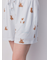 抗菌防臭バスローブベア柄ショートパンツ